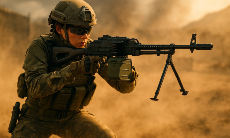 Check out this PKM-style replica from A&K – A True Game-Changer for Airsoft Enthusiasts